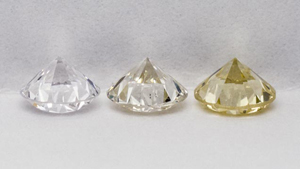 Diamond Examples on the GIA Color Scale 