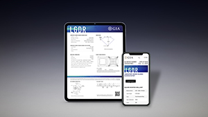 Laboratory Grown Diamond Report Color Digital Mockup
