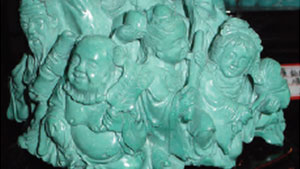 Turquoise from Zhushan County, Hubei Province, China Turquoise from Zhushan County, Hubei Province, China