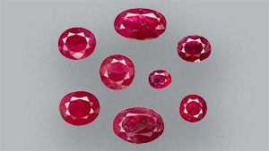 Rubies reportedly from Pokot, Kenya Rubies reportedly from Pokot, Kenya