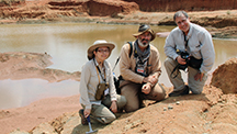GIA team at Montepuez ruby deposit GIA team at Montepuez ruby deposit