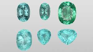Representative copper-bearing liddicoatite tourmaline from the study. Representative copper-bearing liddicoatite tourmaline from the study.