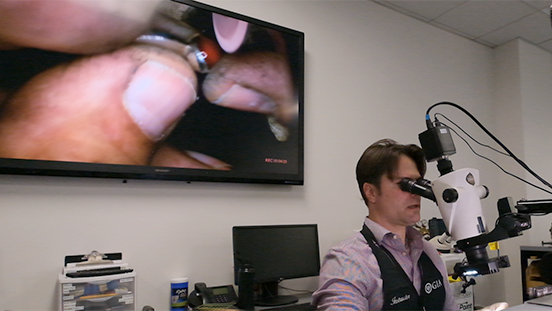 Learn in modern classrooms with projected instructor demonstrations and your own workstation outfitted with binocular microscopes to view the fine details.